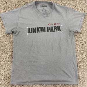 Linkin Park Hybrid Theory T Shirt Mens Small Gray Band Graphic Tour Style EUC